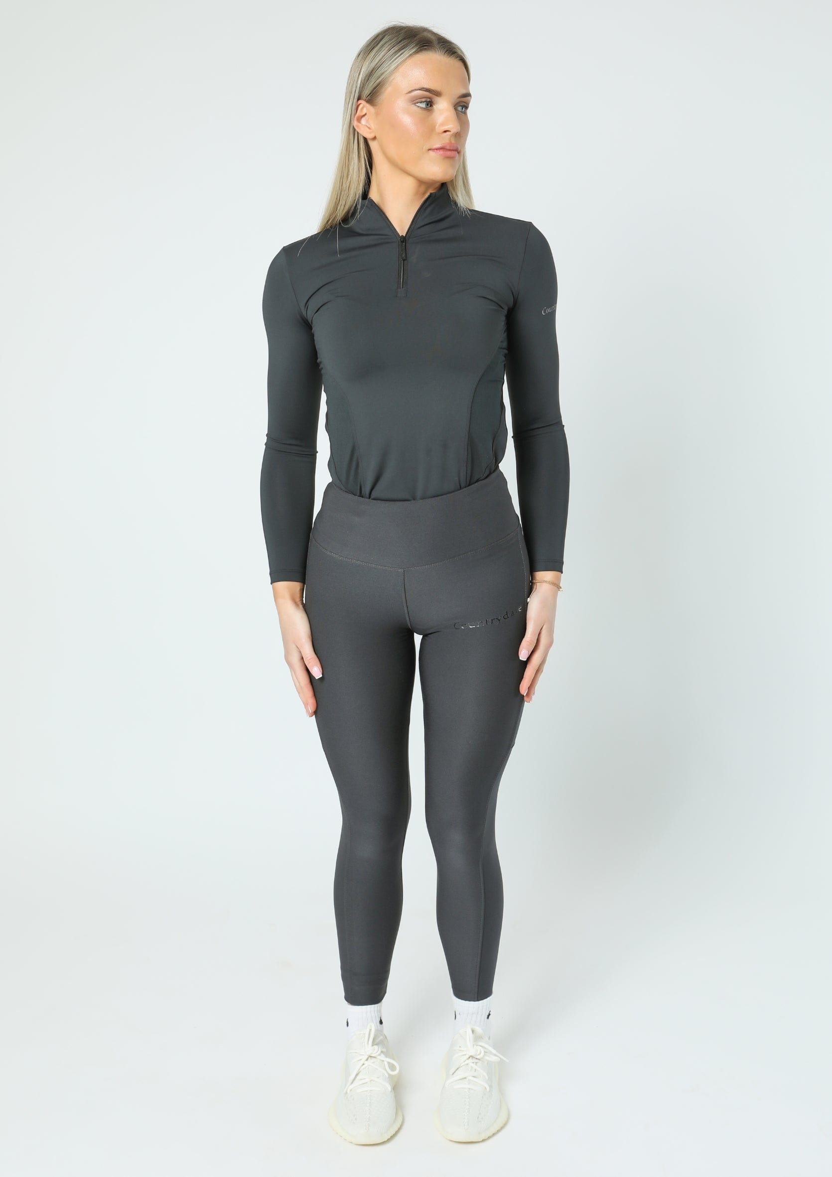 Everyday Pull On Leggings (Charcoal)