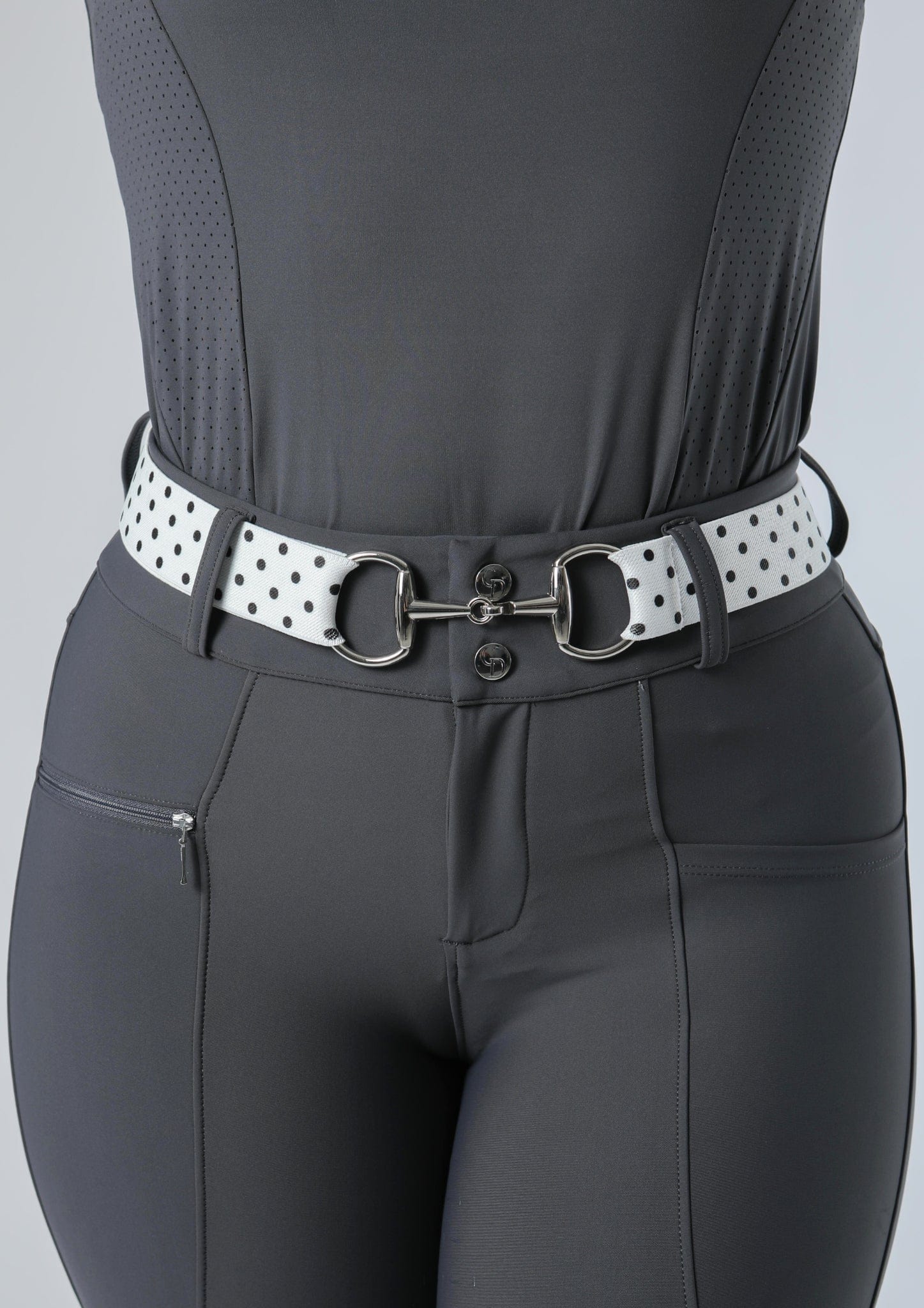 Ceinture à mors réglable (noir)