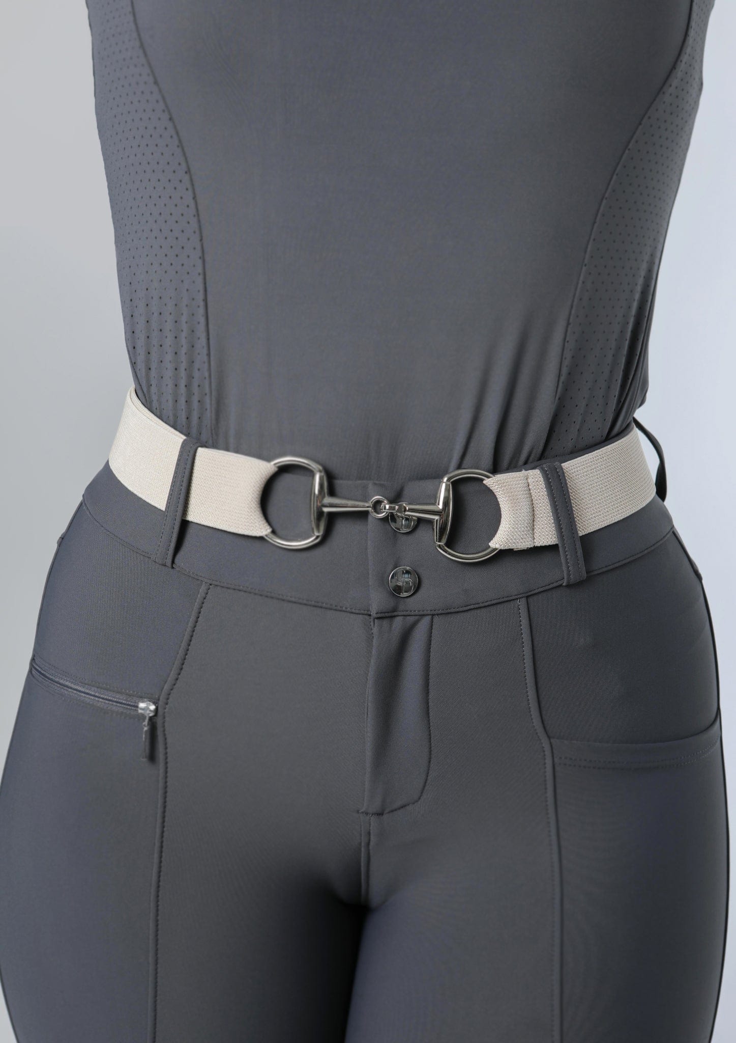 Verstellbarer Trensengürtel (Beige)