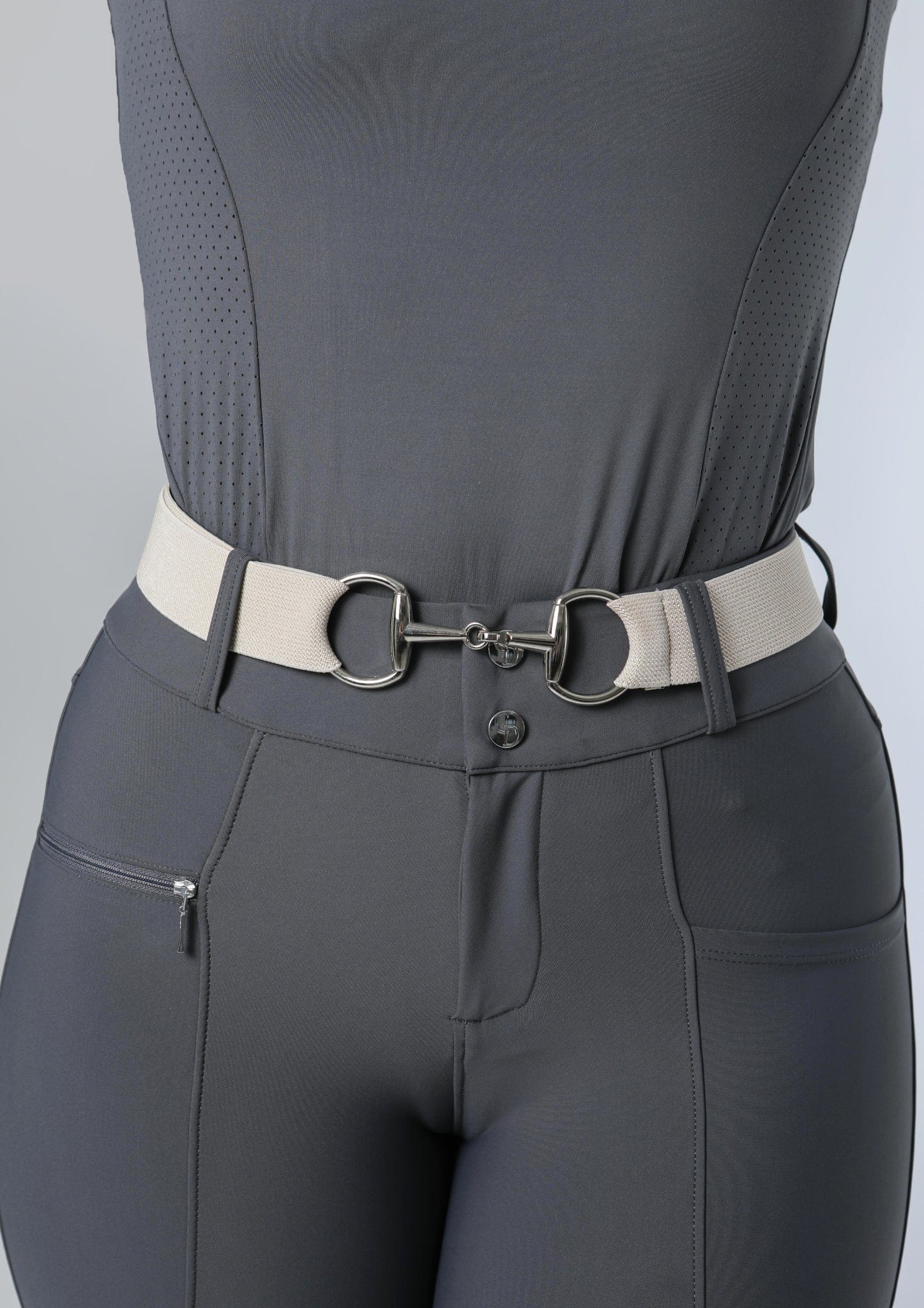 Adjustable Snaffle Belt (Beige)
