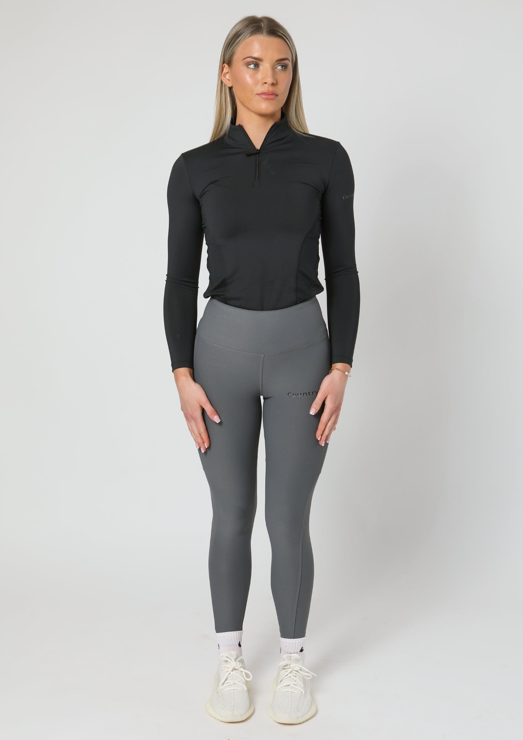 Legging à enfiler au quotidien (gris)
