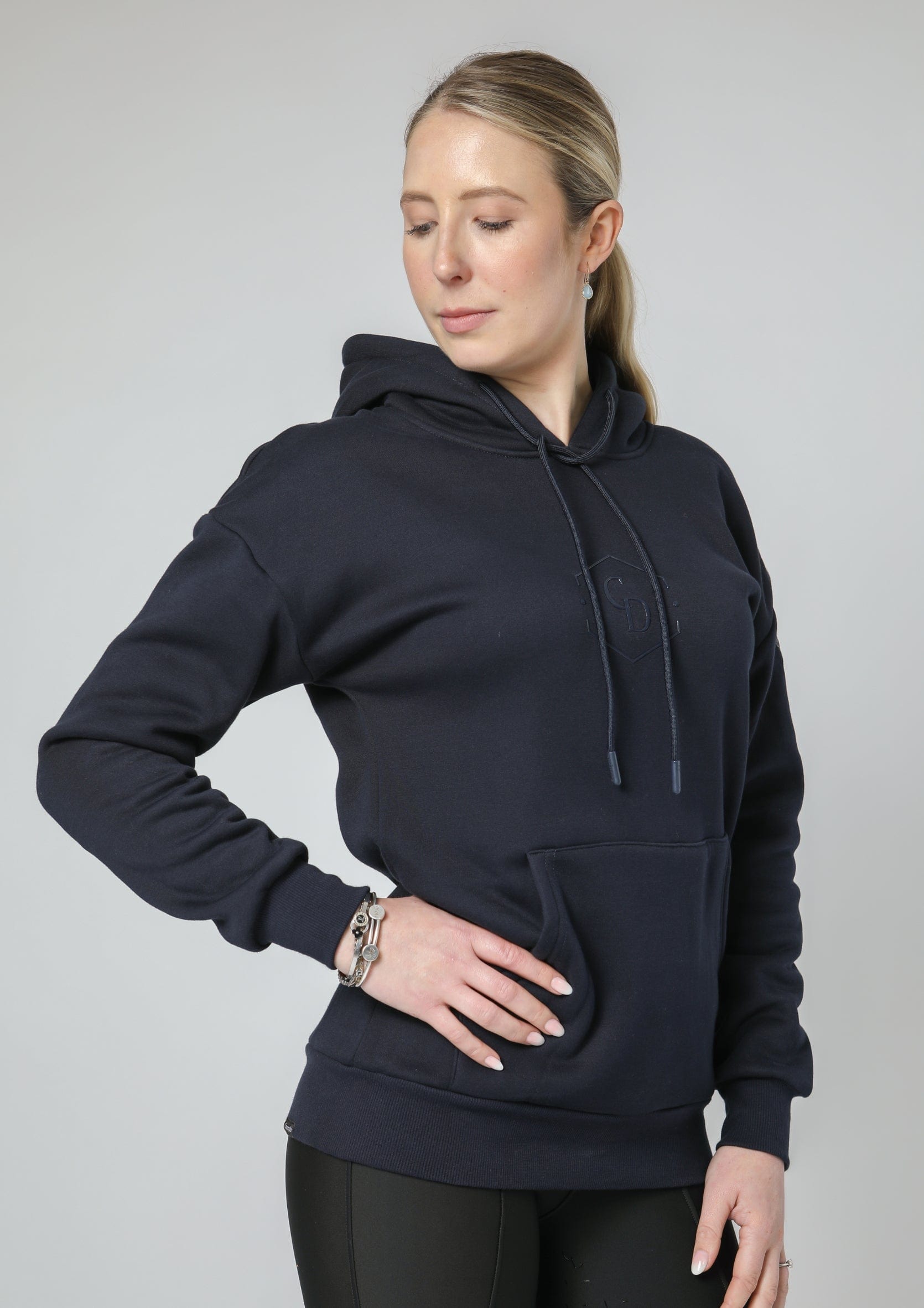 Signature-Kapuzenpullover (Marineblau)