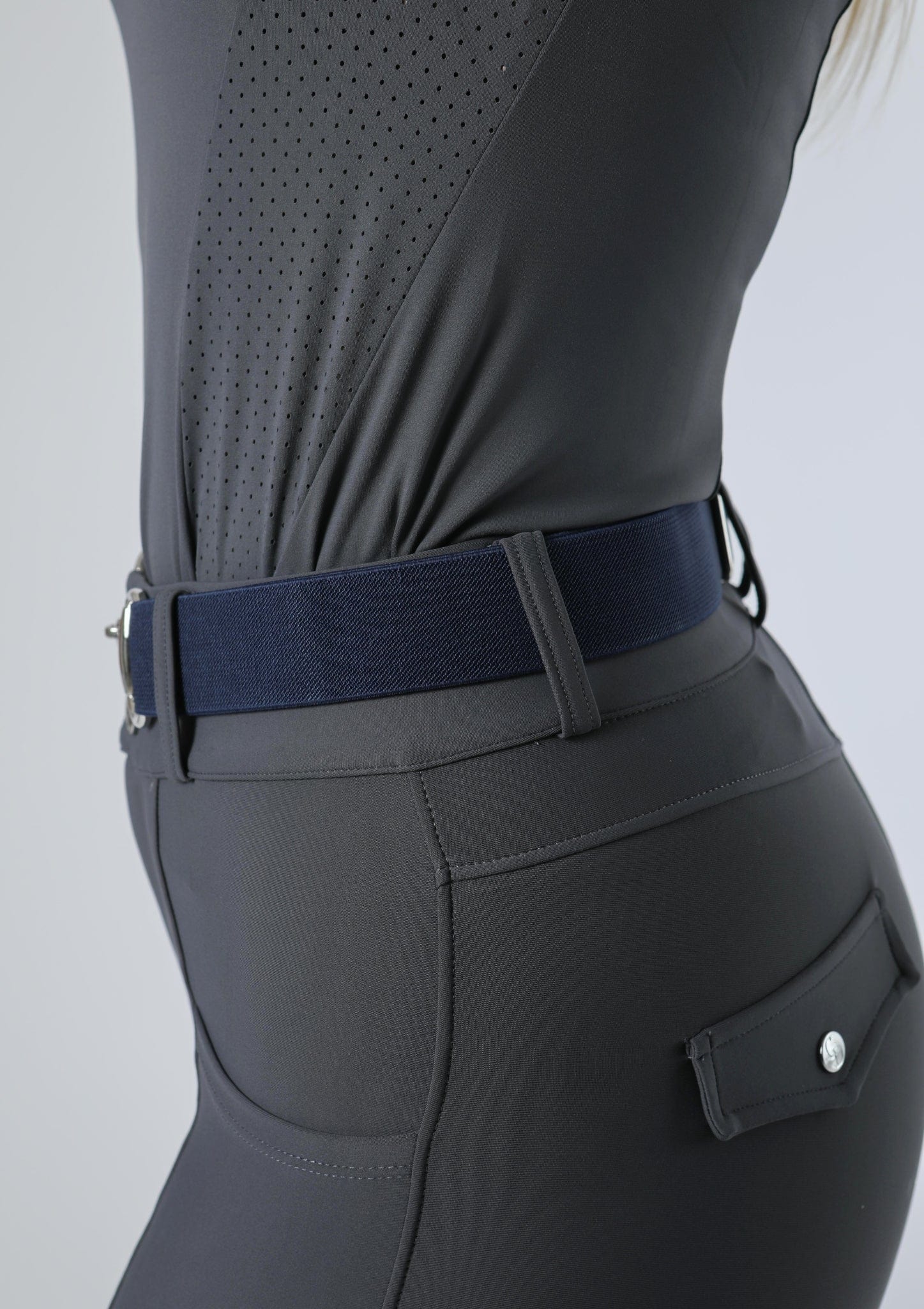 Adjustable Snaffle Belt (Navy)