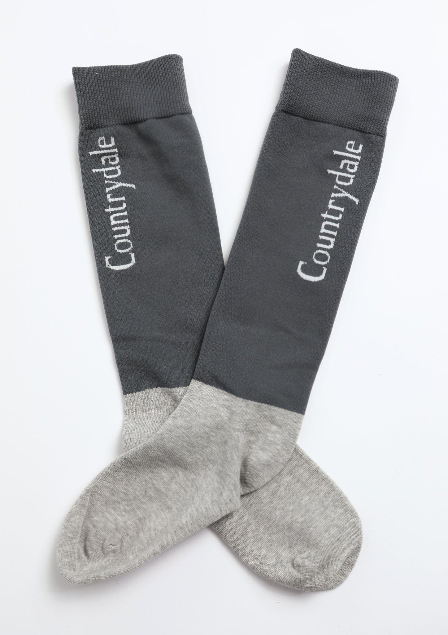 Chaussettes d'équitation Pro (gris)