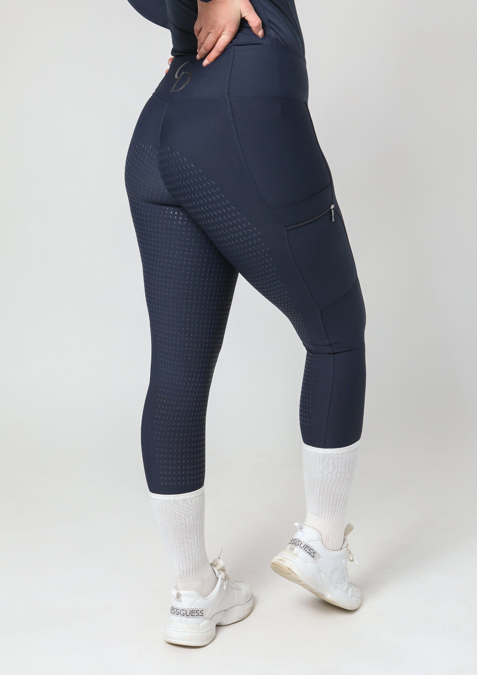 Motion Full Seat Riding Leggings (Navy)