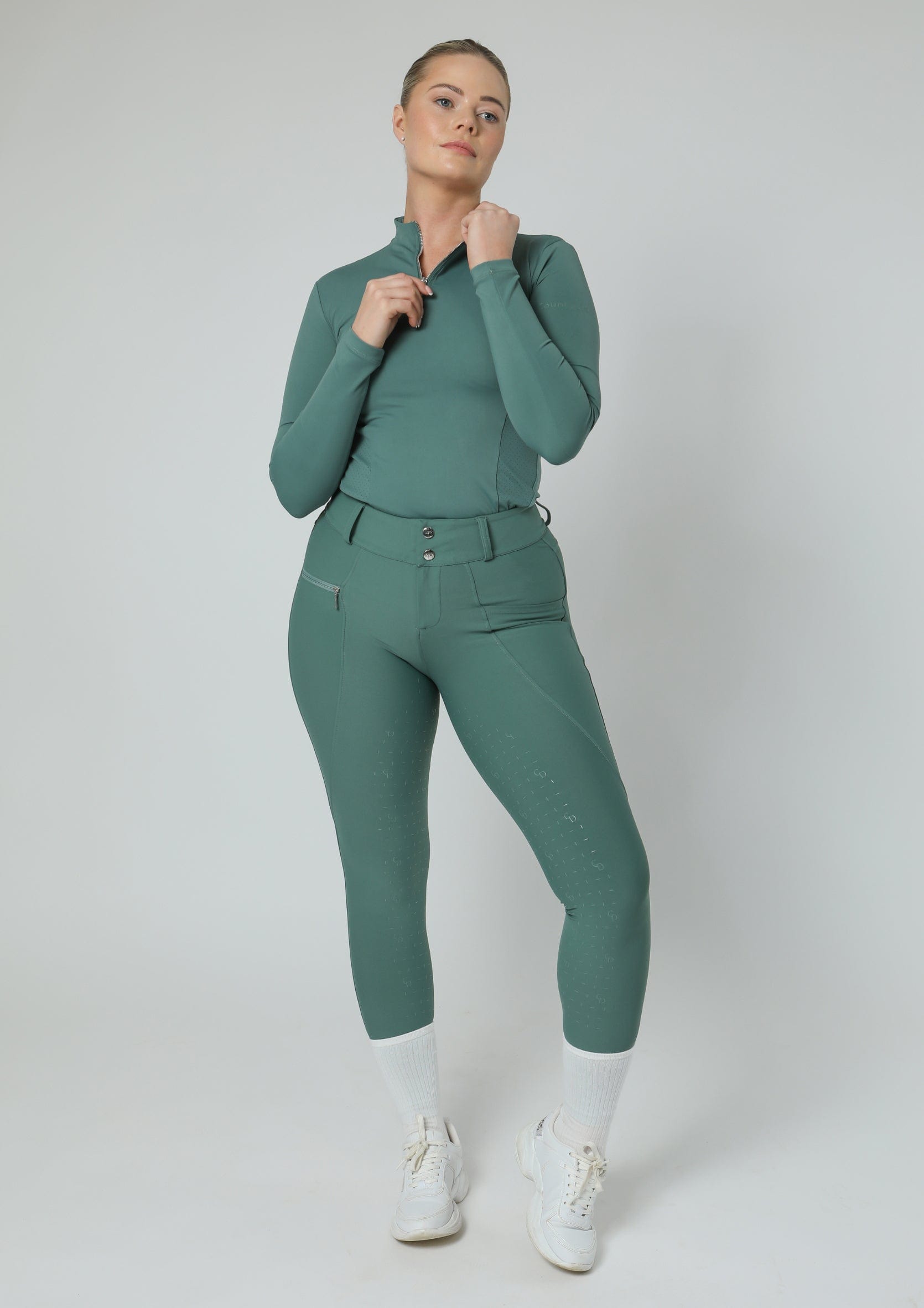 Pantalon d'équitation Protech (Sauge)
