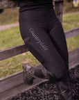 Supa-Grip Pull On Riding Tights (Charcoal)