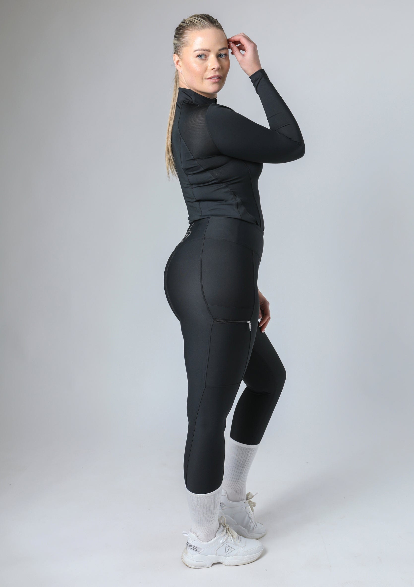 Classic Pull On Riding Leggings (Black)