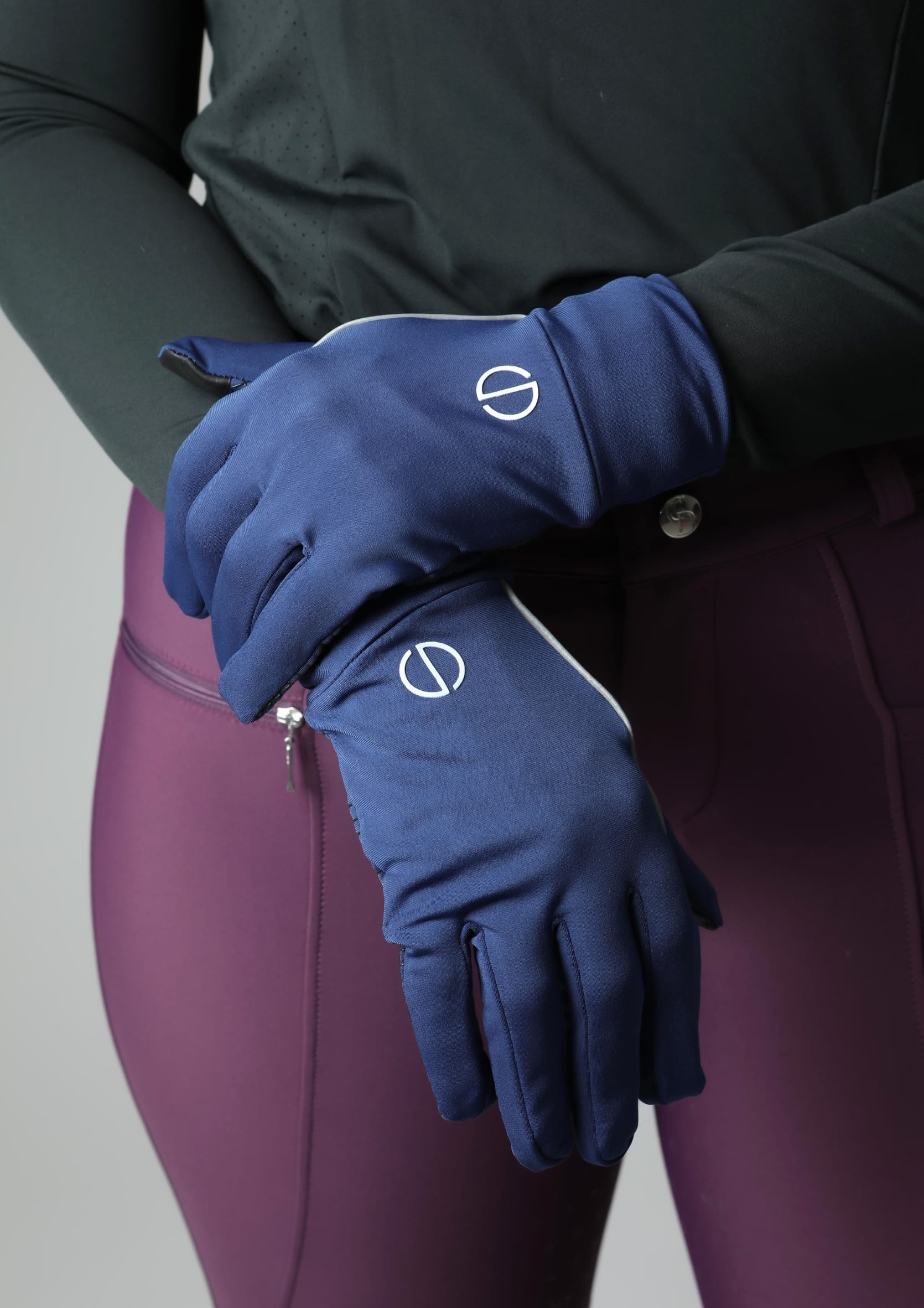 Everyday Riding Gloves (Navy)