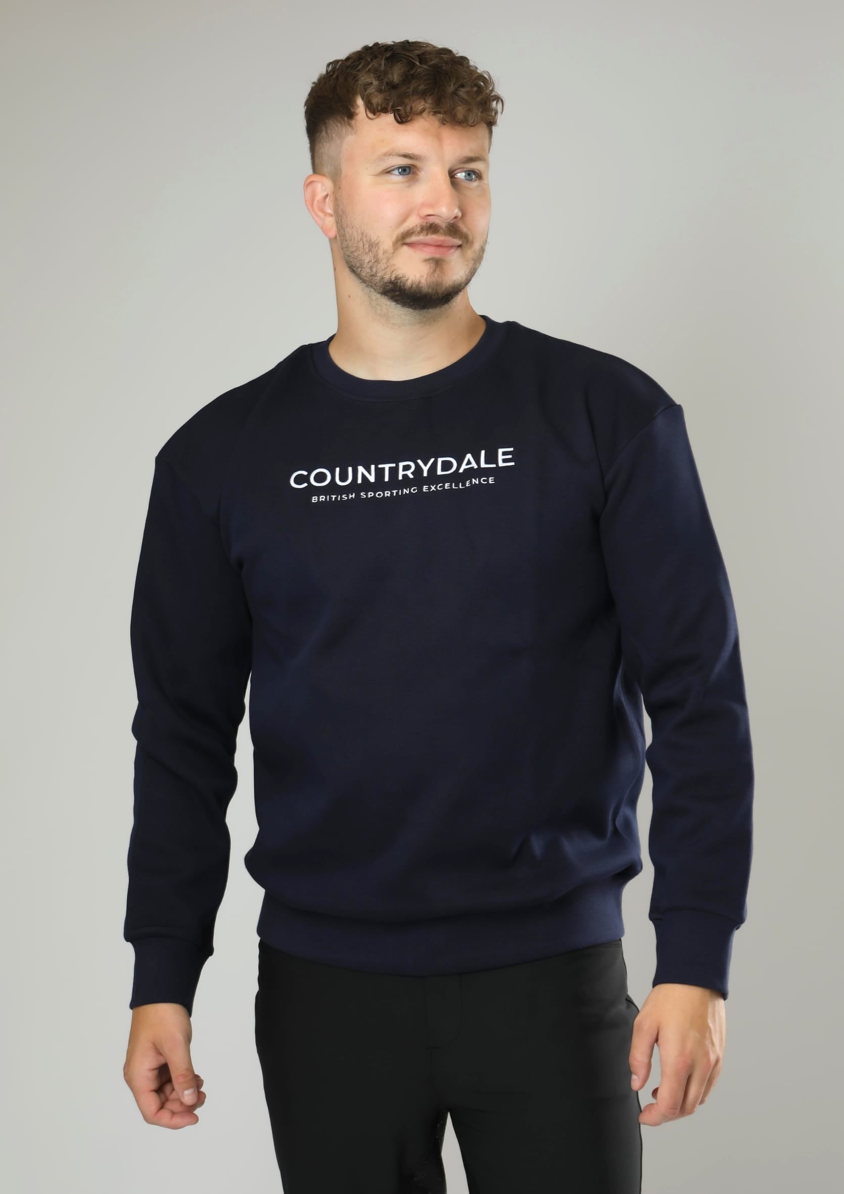 Mens Kensington Crew Neck Jumper (Navy)
