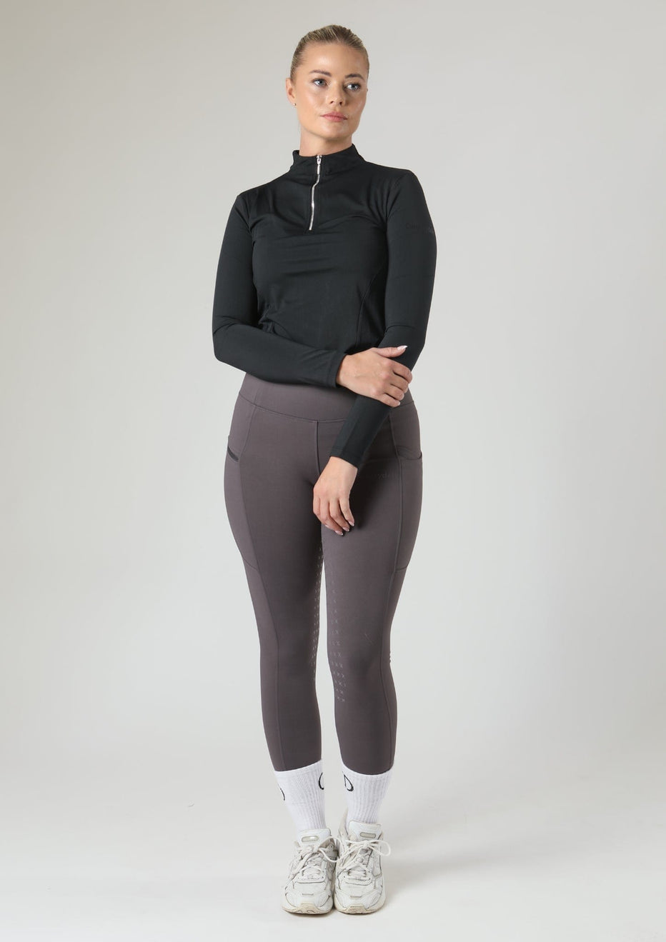 ThermoDry Full Seat Riding Leggings (Slate Grey) – Countrydale