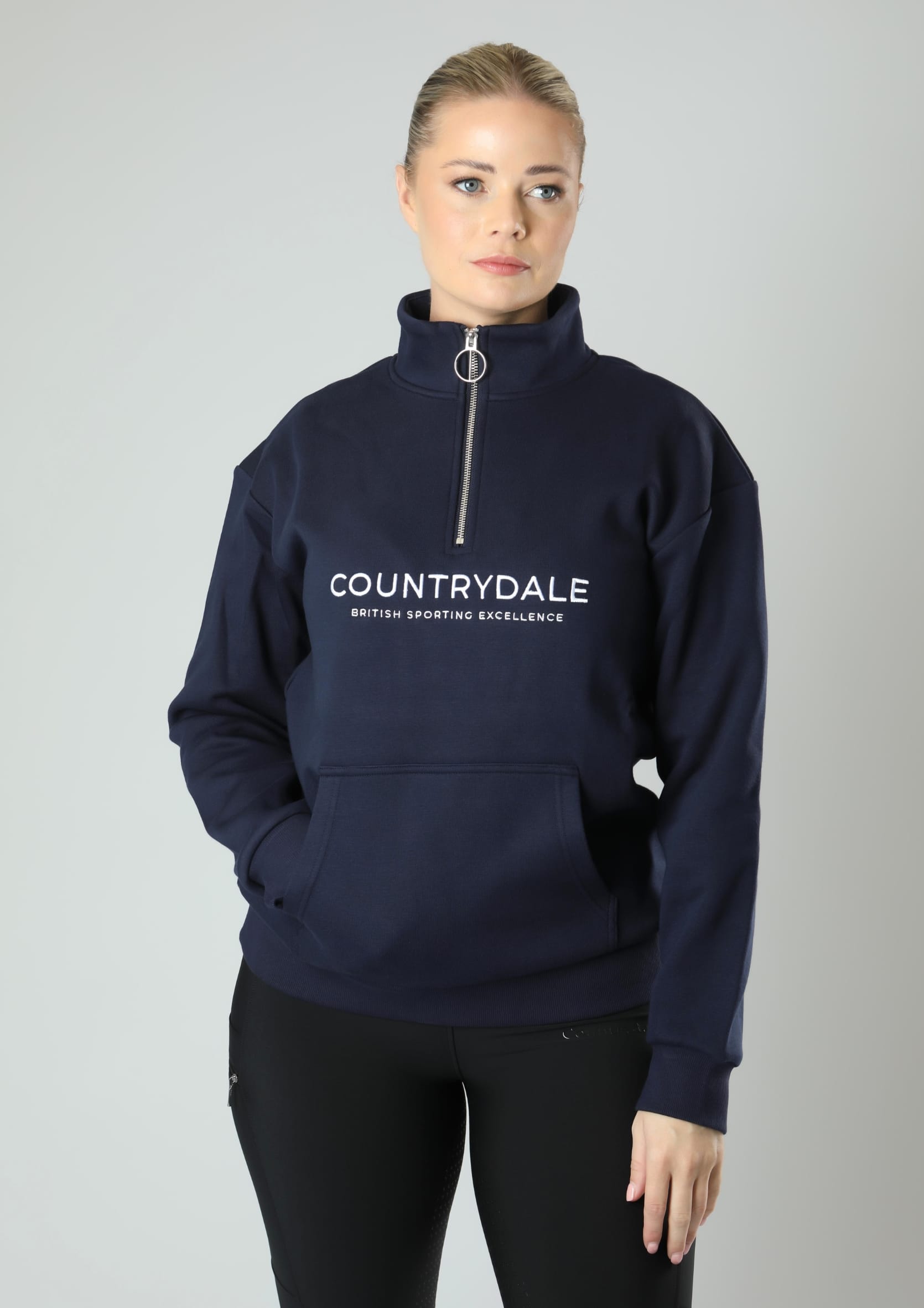 Kensington Quarter Zip Jumper (Navy)