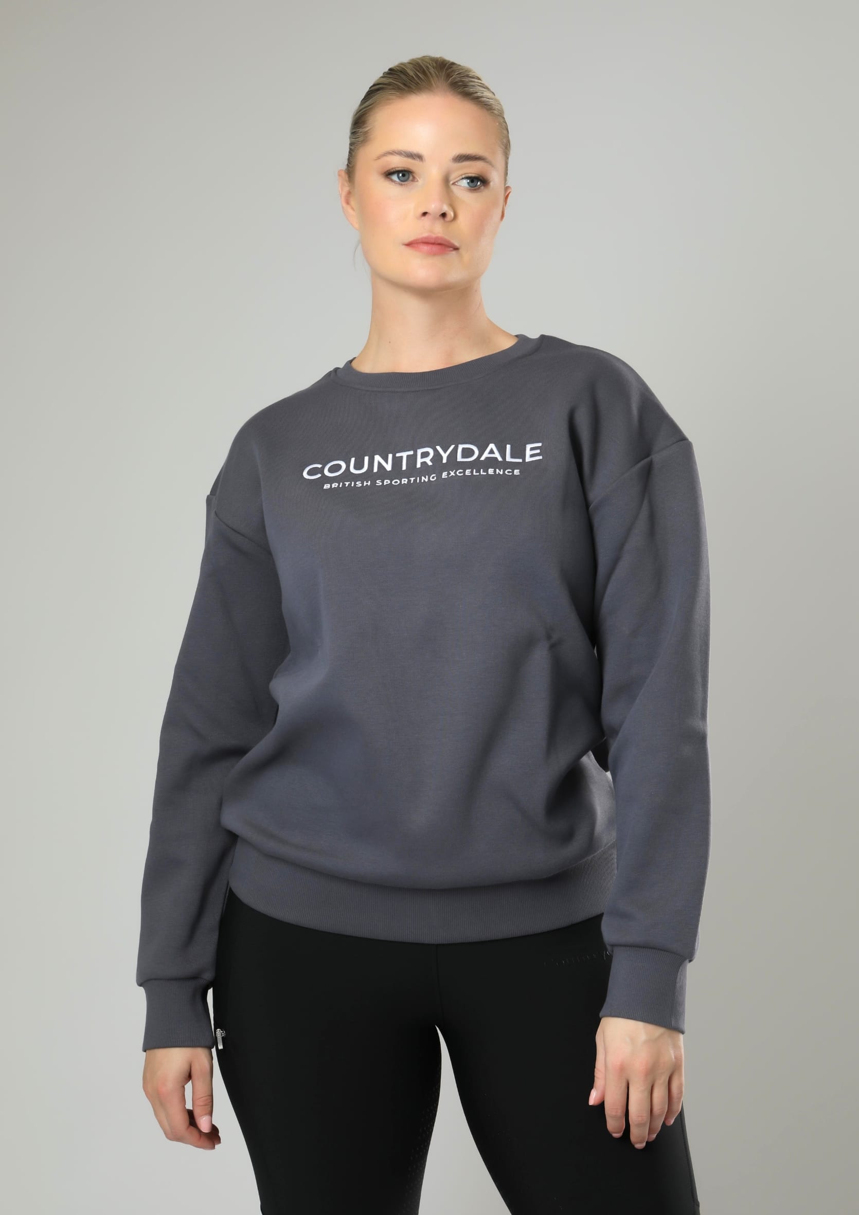 Kensington Crew Neck Jumper (Charcoal)