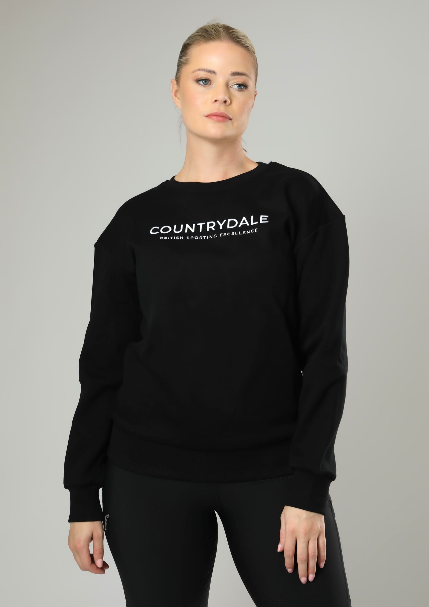 Kensington Crew Neck Jumper (Black)