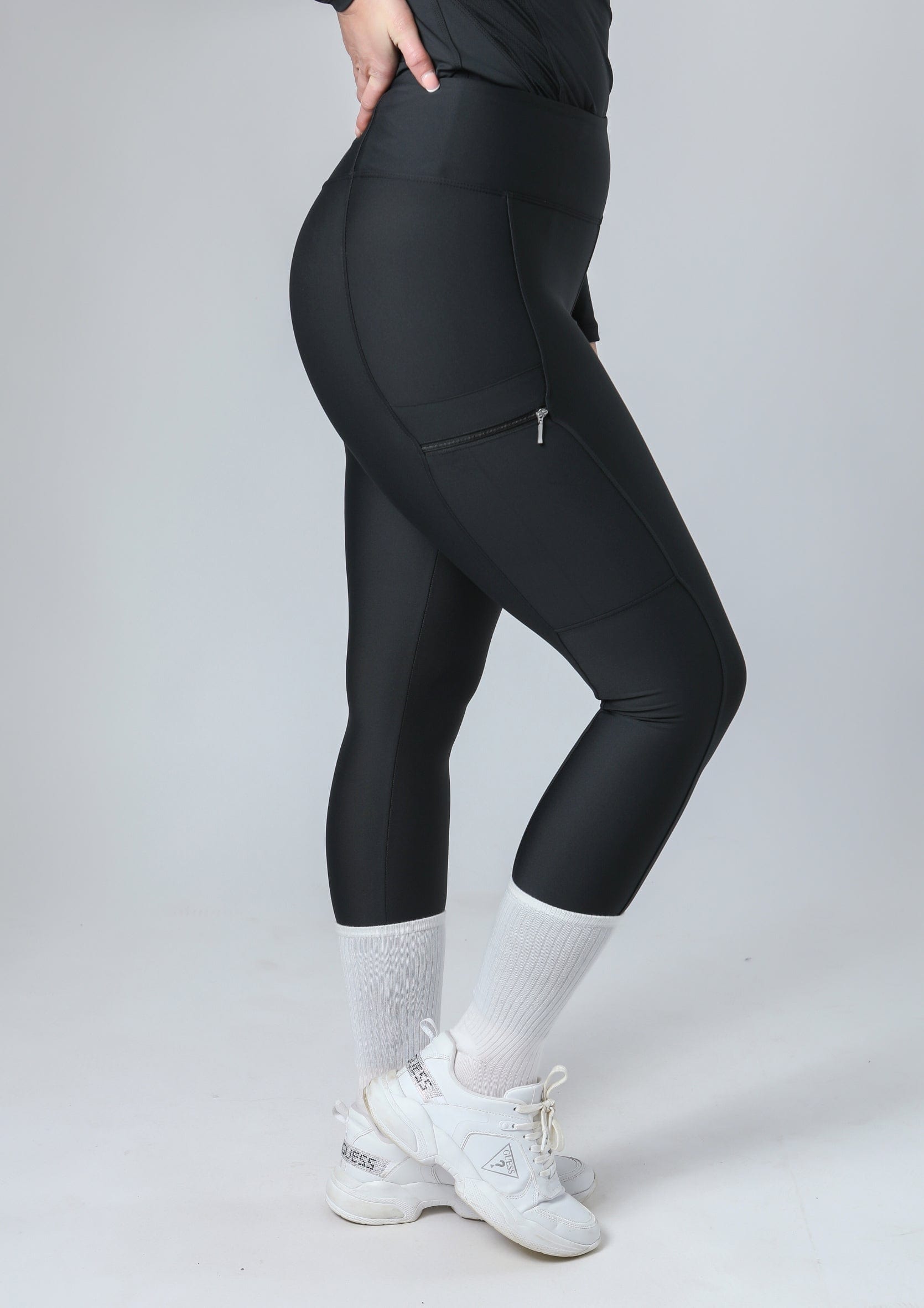 Classic Pull On Riding Leggings (Black)
