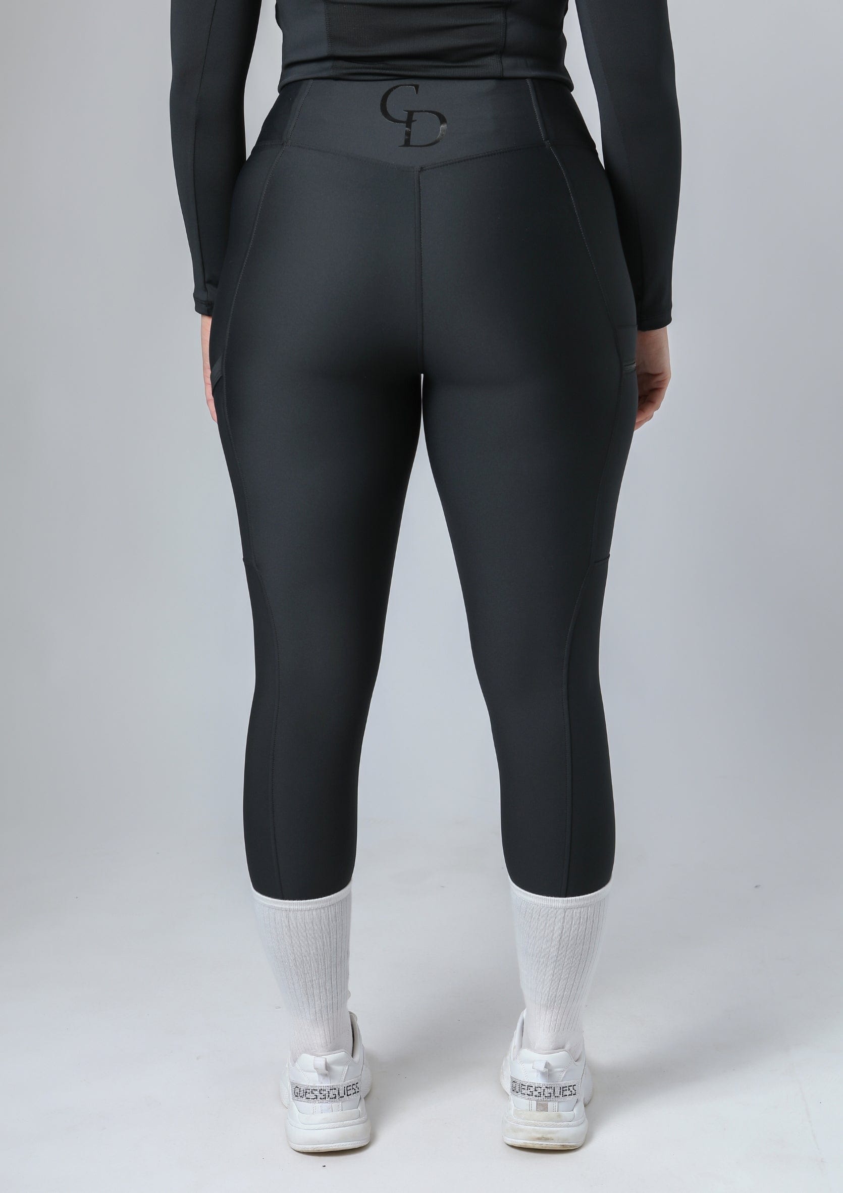 Classic Pull On Riding Leggings (Black)