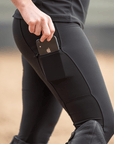 Classic Pull On Riding Tights (Black)