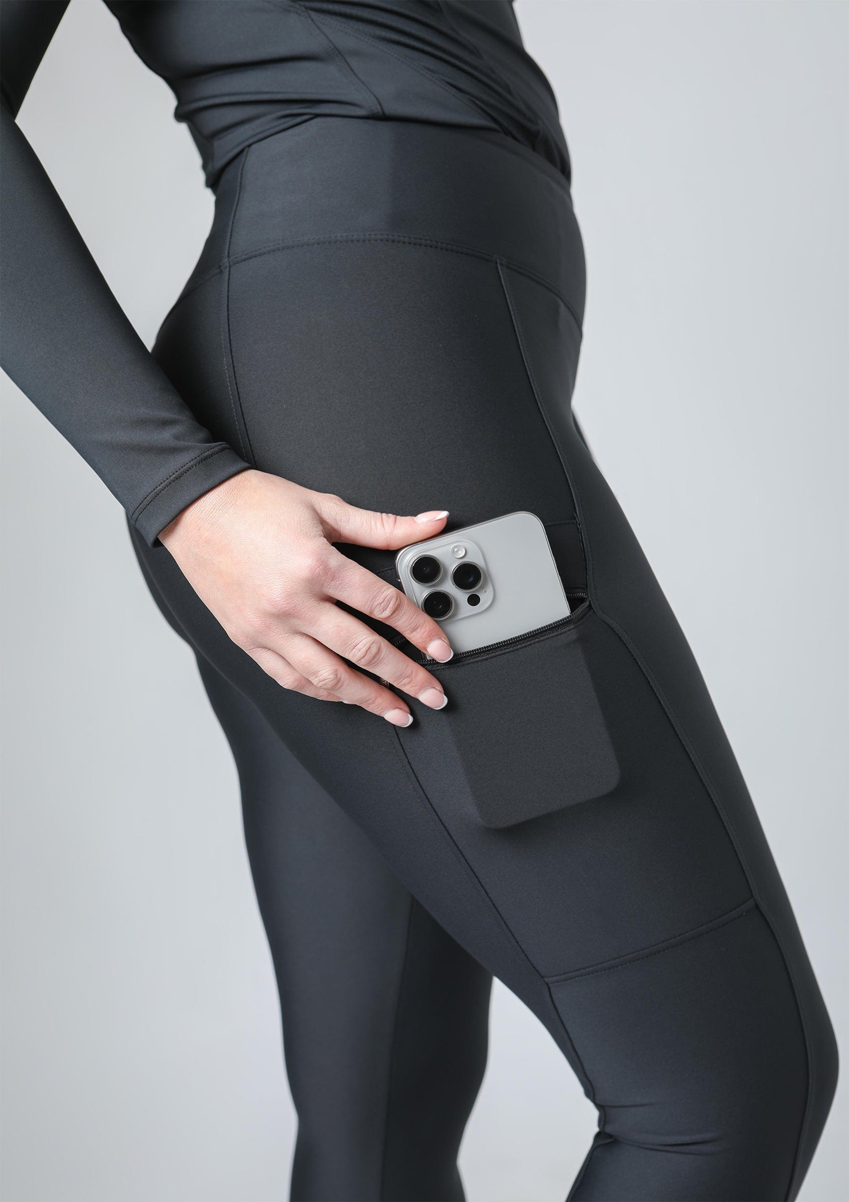 Classic Pull On Riding Leggings (Black)