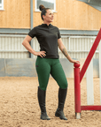 Classic Pull On Riding Tights (Forest Green)