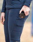 Classic Pull On Riding Tights (Navy)